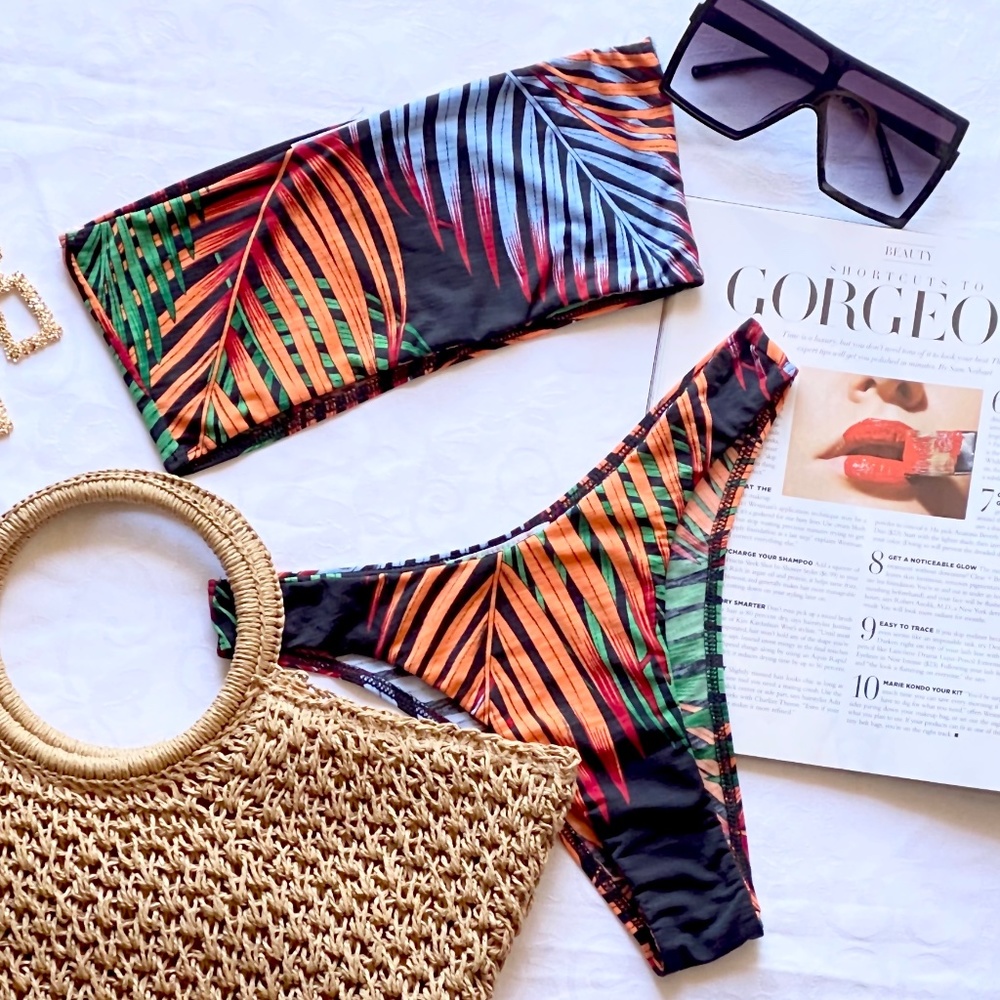 TROPICAL PRINT BIKINI - Picture 6 of 7